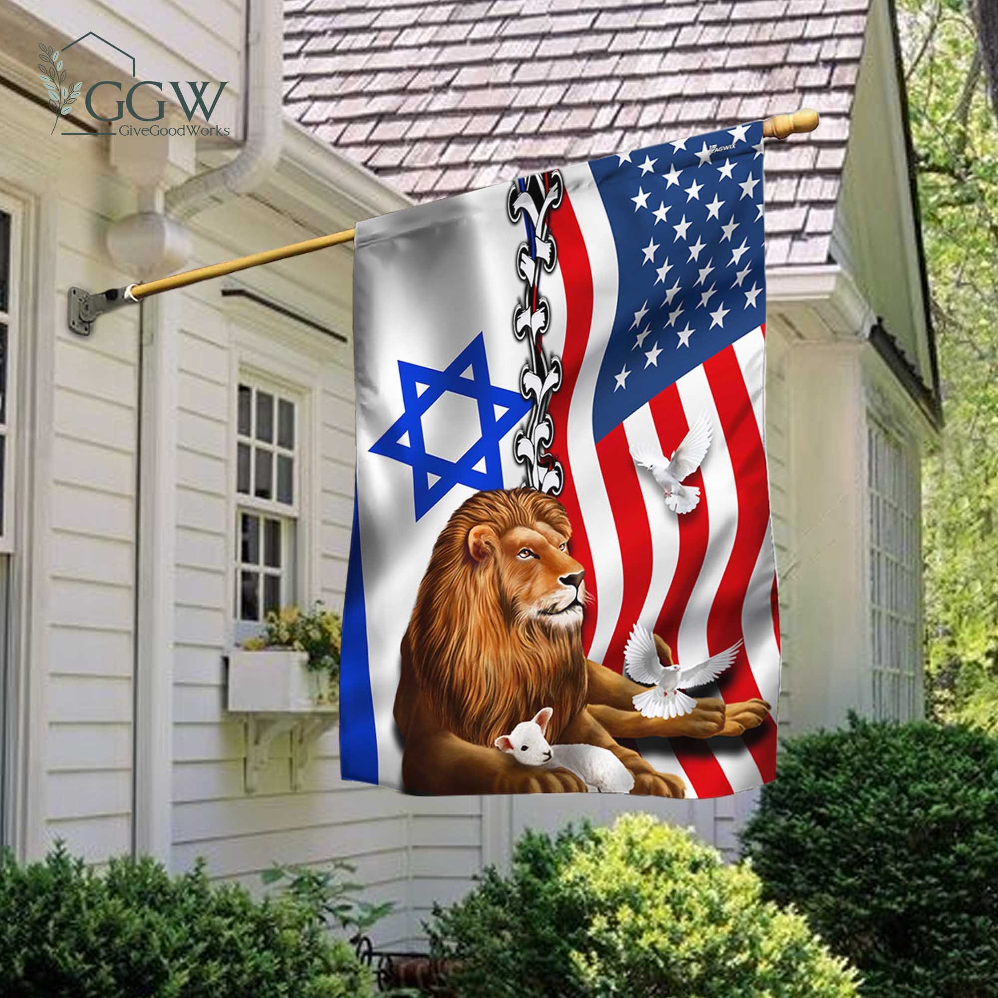 Discover American Israel Israeli Flag, Lion Of Judah American Israeli Flag