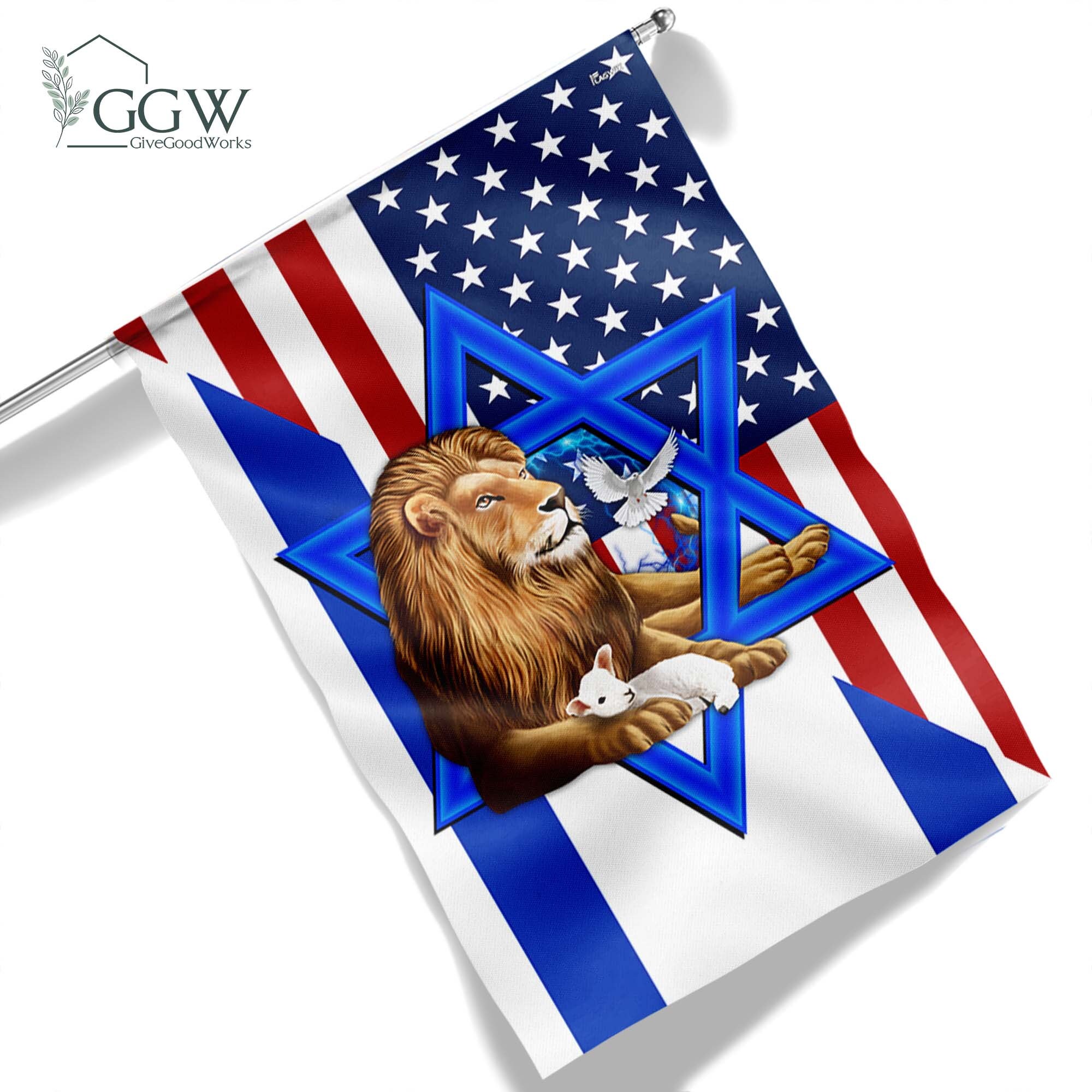 Discover American Israel Israeli Flag, Lion Of Judah American Israeli Flag