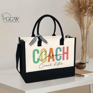 Cheer Coach Gift, Cheerleading Coach Gifts, Cheer Coach Tote Bag, Thank You Gift For Coach, Custom Coach Gift, Team Gift, Coach Appreciation