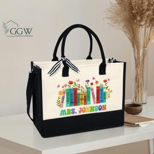 Sac fourre-tout personnalisé pour professeur, cadeau pour les professeurs, sac cadeau personnalisé pour professeur, sac cadeau personnalisé pour professeur, cadeau de remerciement pour professeur, cadeaux pour professeur