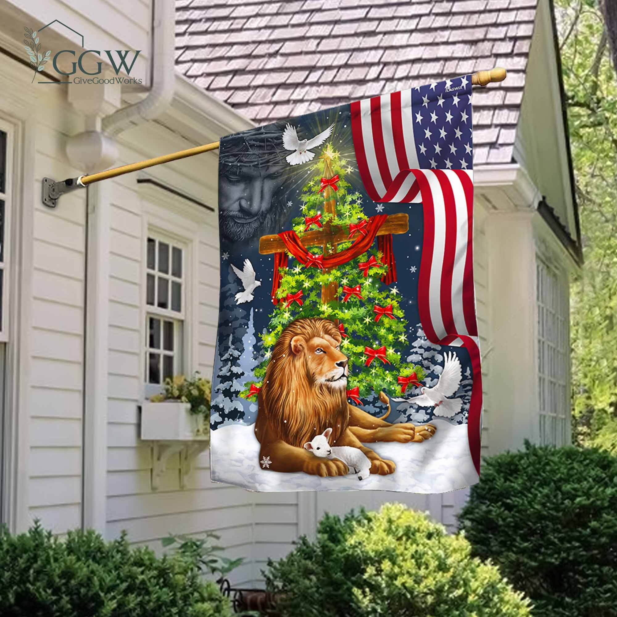 Discover Jewish Christmas Flag, Lion Of Judah Israeli Flag, Support Israel