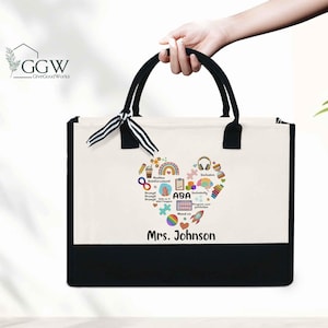 ABA Therapist Tote Bag, ABA Gifts, Special Education Teacher Gifts, Behavior Analyst Bag, Applied Behavior Analysis, RBT Tote Bag