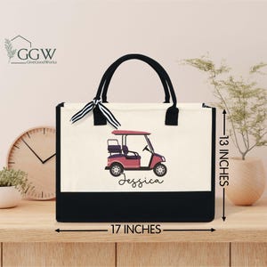Personalized Golf Cart Bag, Custom Golf Cart Bag, Golf Lover Gifts, Golf Gift Women, Golfing Gift Ideas, Golf Tote Bag, Golf Wristlet