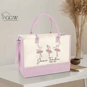 Cadeau professeur de danse, cadeaux de remerciement pour professeur, sac fourre-tout pour danse classique, cadeau professeur de danse classique, maman danseuse, cadeau danseuse, cadeau pour danseuse, mentor