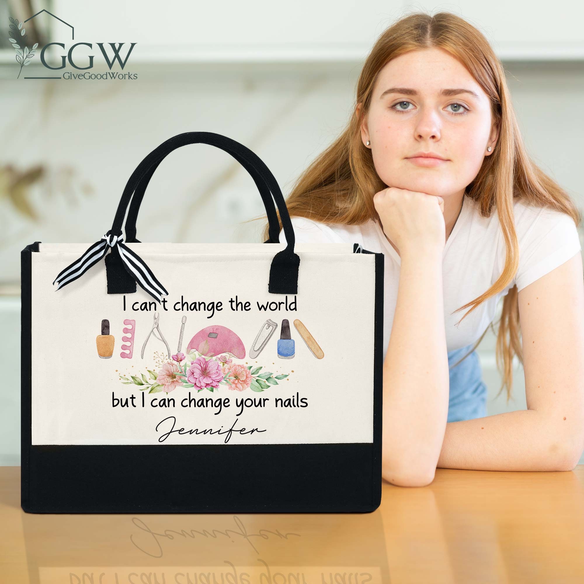 Funny Nail Tech Gifts, Nail Tech Tote Bag, Nail Artist Gifts, Manicurist Gifts, Nail Salon Gift, Gift for Nail Artist, Nail School Gifts
