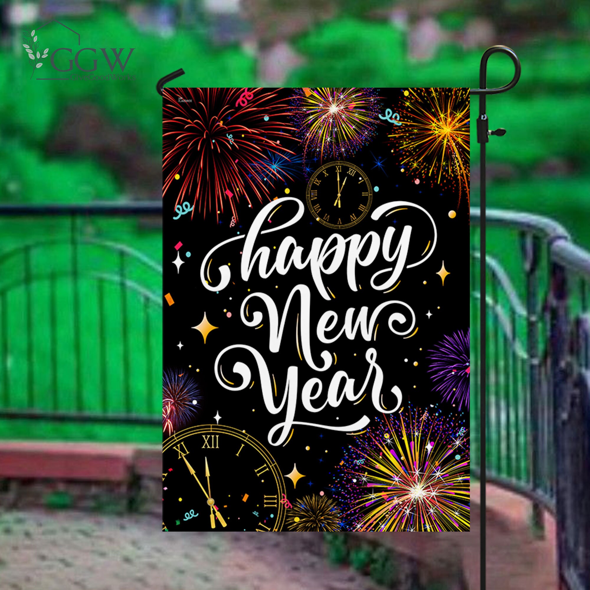 Discover Happy New Year Flag, New Year House Flag, New Year Garden Flag