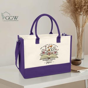 Personalized Pioneer School Tote Bag, JW Gift Ideas, jw 2024 gifts, Pioneer School Bag, 2024 Pioneer Service School, JW Pioneer Gifts