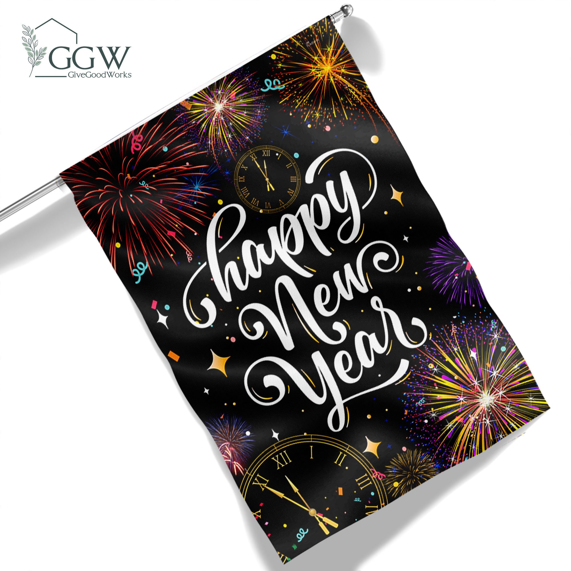 Discover Happy New Year Flag, New Year House Flag, New Year Garden Flag
