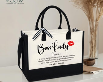 BLUPARK Boss Lady Make-up-Tasche „La Jefa“ – Kosmetiktasche Für Frauen, 23,5x17 Cm, Maschinenwaschbar