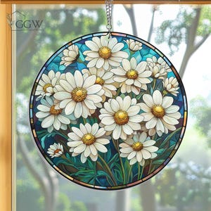 Daisy Flowers Acrylic Suncatcher, Daisy April Birth Month Flower Window Hanging, Daisy Gifts, Daisy Flower, Daisy Lover, Wildflower Floral