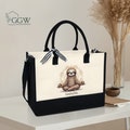 Personalized Sloth Tote Bag, Funny Sloth Meditation Bag, Sloth Lover Gifts, Yoga Gift, Lazy Sloth Gift, Adorable Animals Bag, Spa Gift