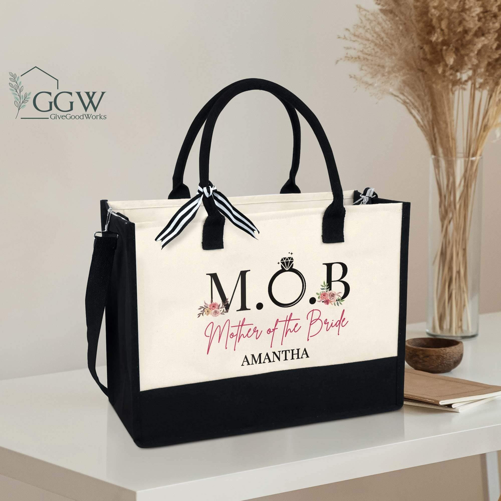 Mother of the Bride Tote Bag, MOB Tote Bag, Mother of the Bride