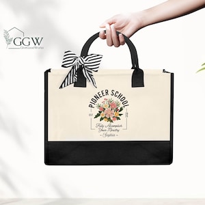 Sac fourre-tout personnalisé pour école Pioneer, idées cadeaux JW, cadeaux jw 2025, cartable service Pioneer, école service Pioneer 2024, cadeaux JW Pioneer