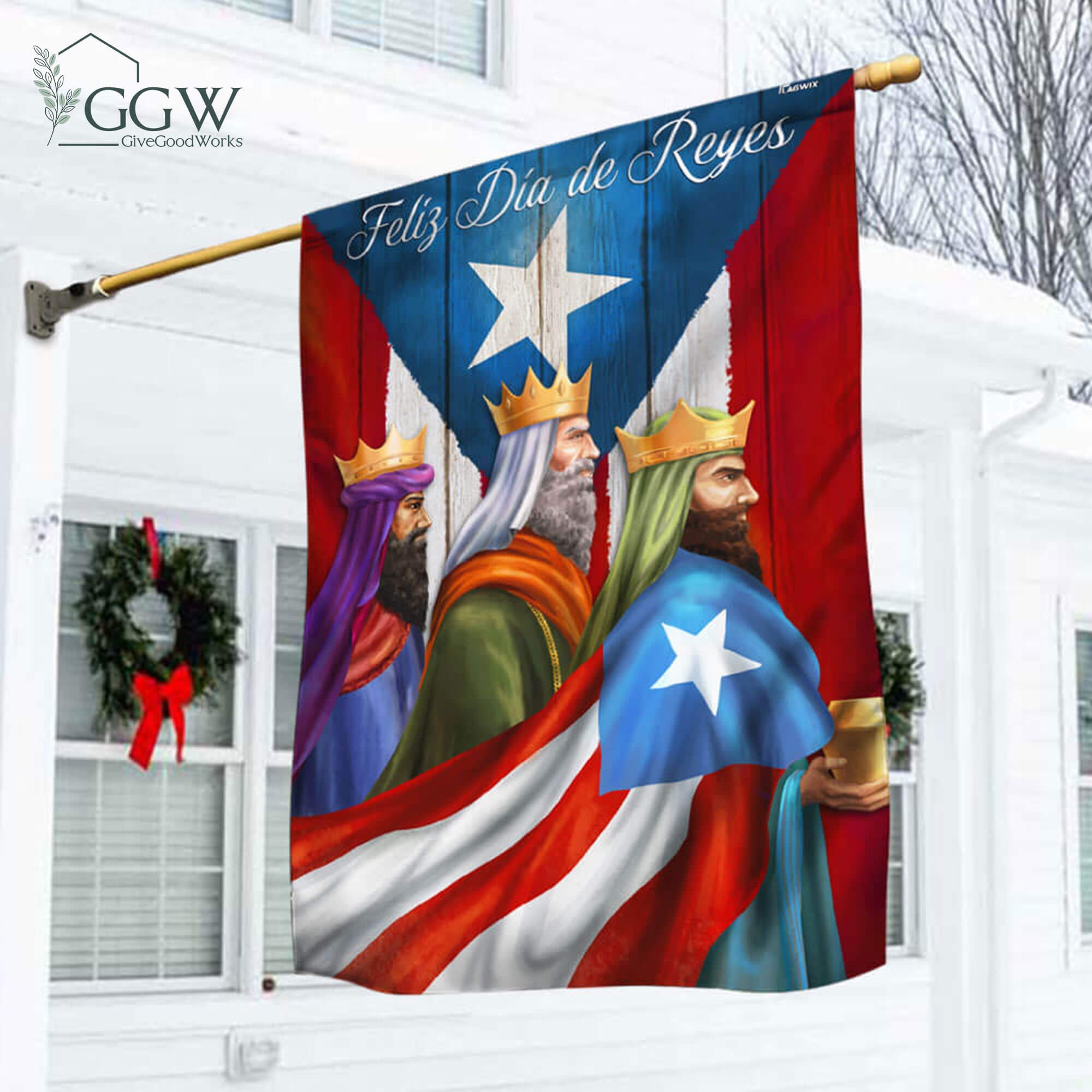 Discover Three Kings Puerto Rico Flag, Three Wise Kings Flag, Puerto Rico Flag