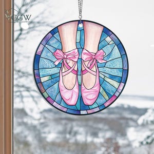 Ballet Suncatcher, Ballet gift, Daughter Gift, Ballet teacher gift, Dancer gift, Ballerina lover, Dance student gift, Dance room decor