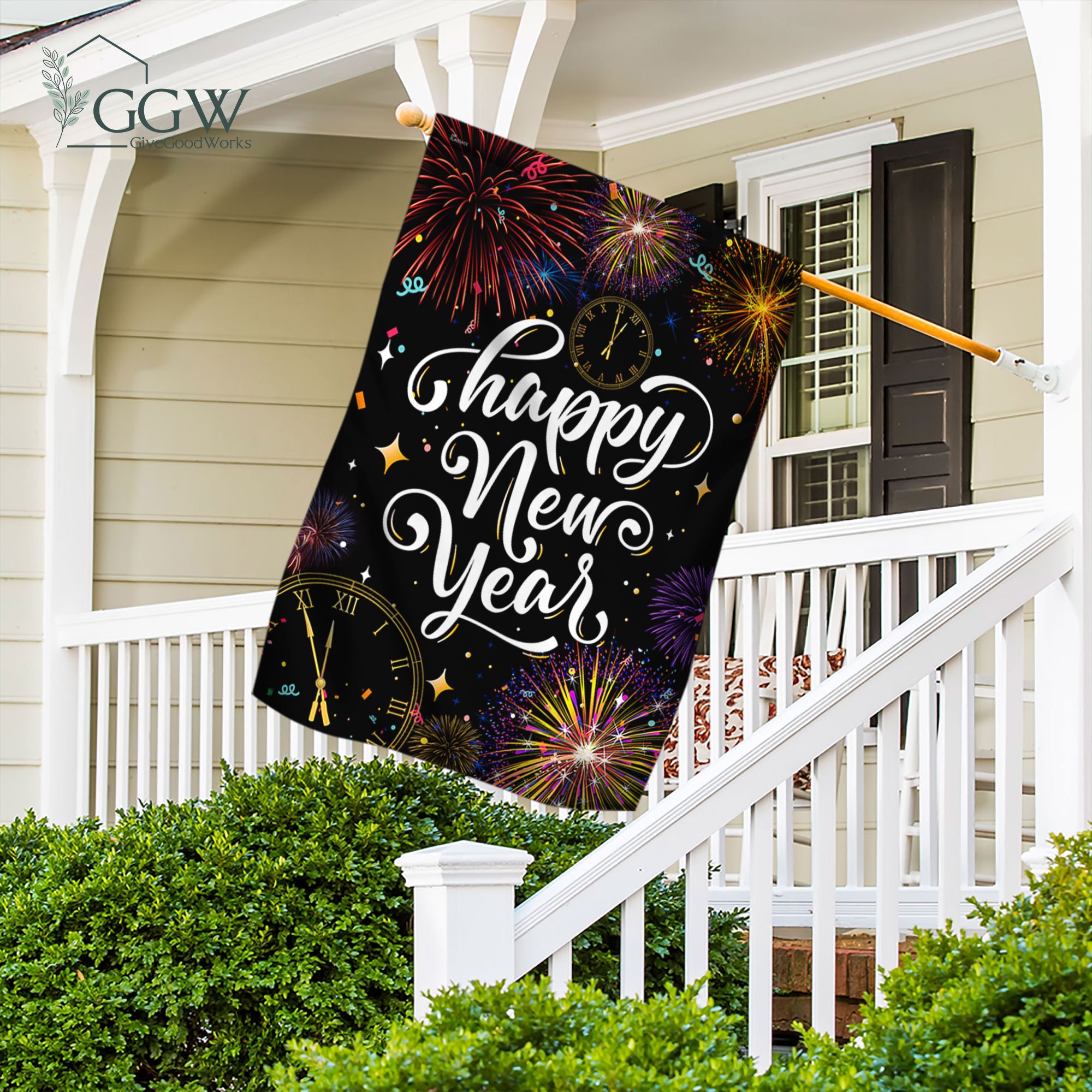 Discover Happy New Year Flag, New Year House Flag, New Year Garden Flag