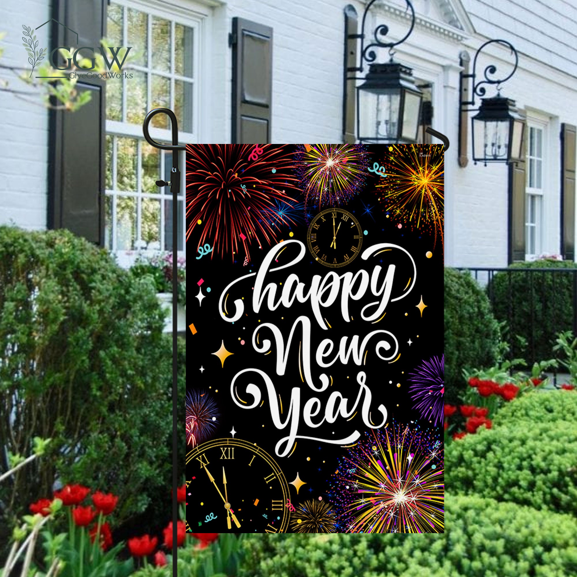 Discover Happy New Year Flag, New Year House Flag, New Year Garden Flag