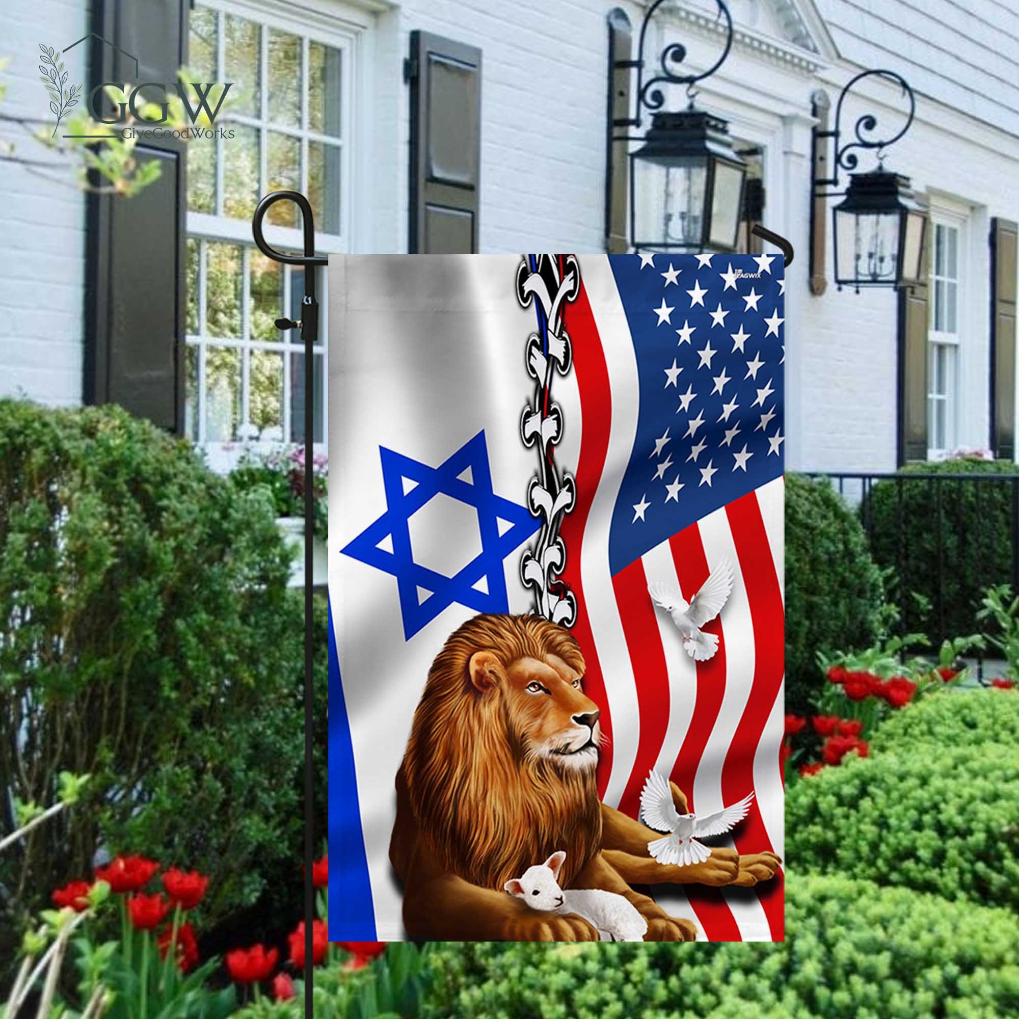 Discover American Israel Israeli Flag, Lion Of Judah American Israeli Flag