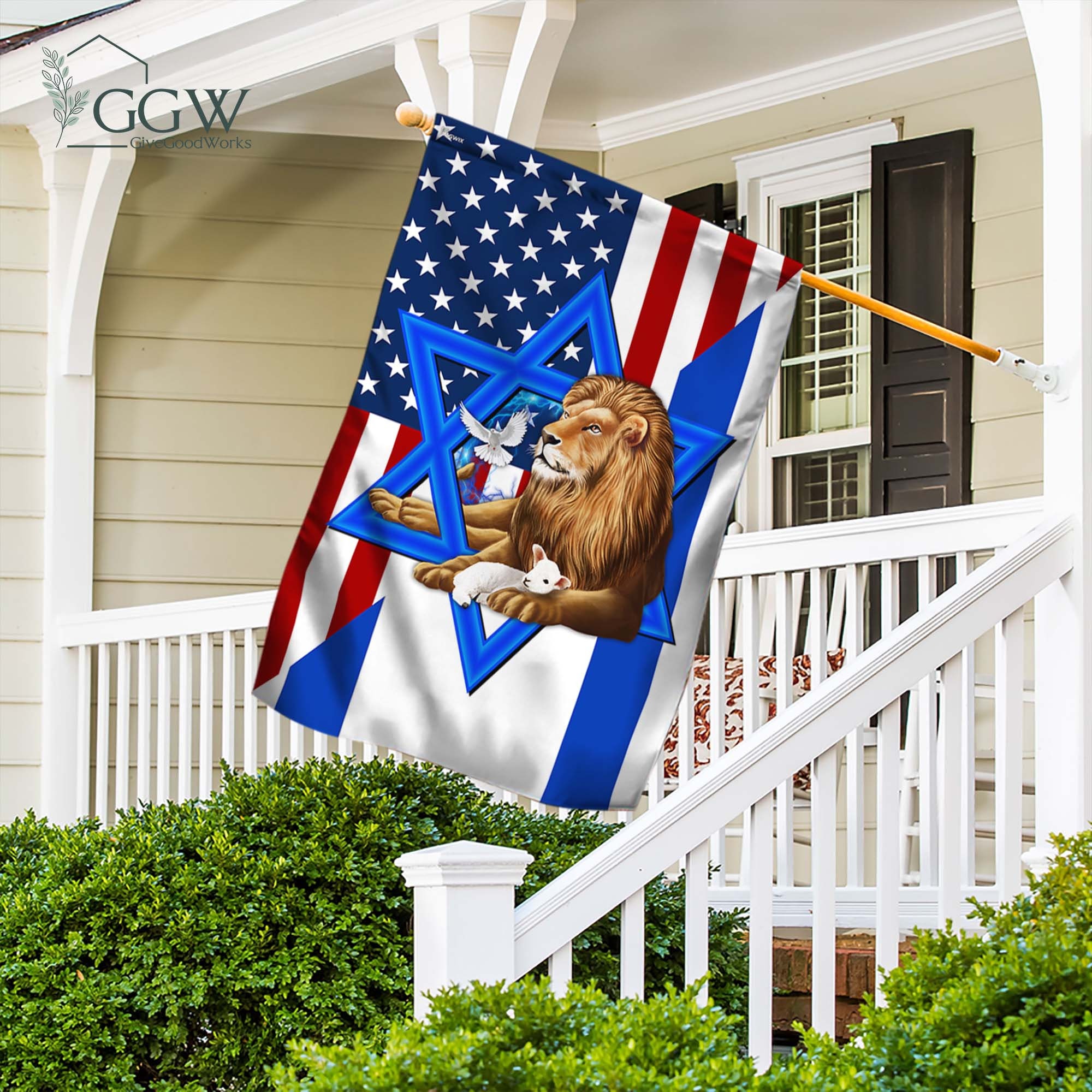 Discover American Israel Israeli Flag, Lion Of Judah American Israeli Flag