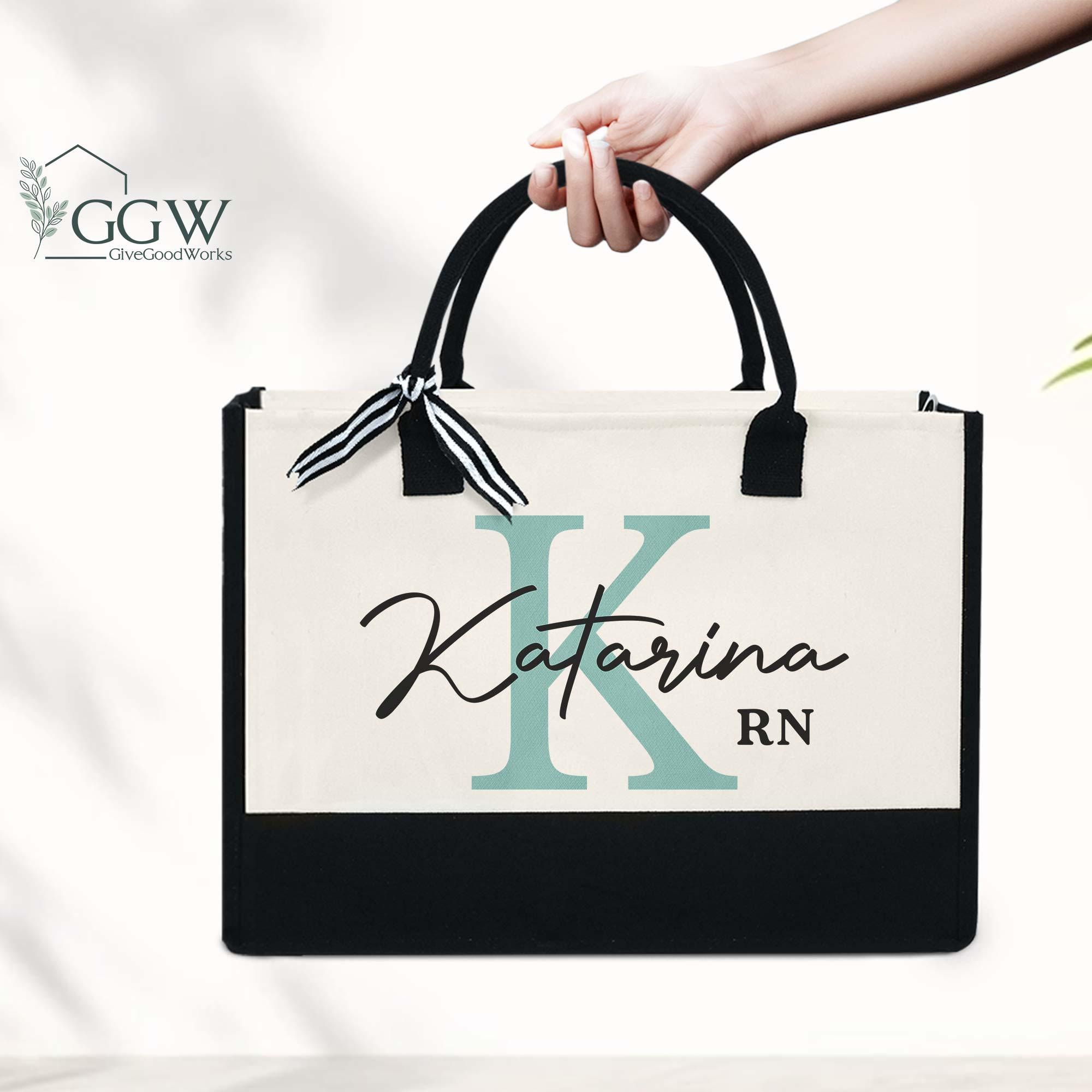 Custom Nurse Tote Bag, Tote Gift for Nurse, Medical Staff Gift, RN Tote, Nursing Bag, Nurse Gift for Women, CNA Gifts, Medical Assistant Bag