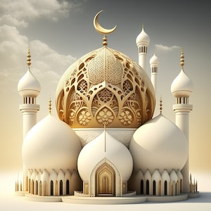 moschee, kuppel, taj mahal, indien, architektur, agra, religion, taj, mahal, minarett, marmor, gebäude, palast, eid, islam, generativ, ai
