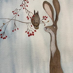 Kinderzimmer Wand Kunst-Die Velveteen Kaninchen Illustration-Kinder Zimmer Dekor-Baby Shower Geschenk-Wunderschöne Häschen Illustration-Original Aquarell Kunst