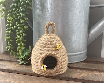 Small Beehive | Bee Skep | Decorative