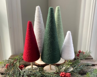 Yarn Trees | Christmas Seasonal Decor