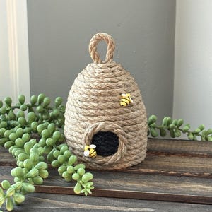 Small Beehive | Bee Skep | Decorative