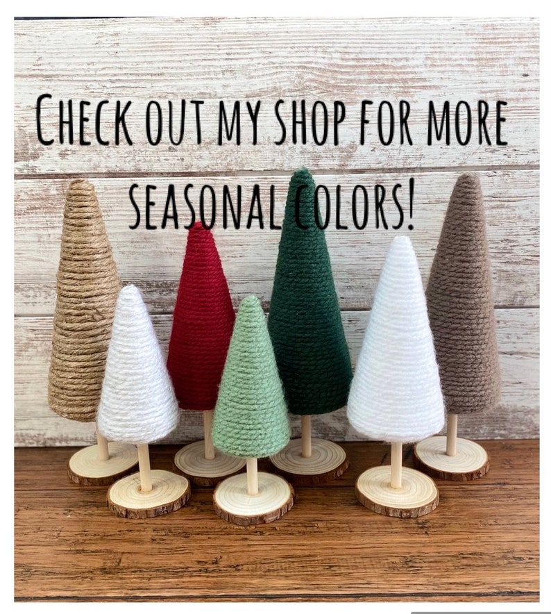 Yarn Trees | Fall Seasonal Decor immagine 9