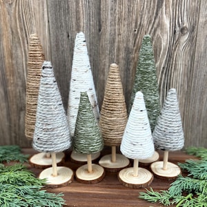 Yarn Trees | Winter Rustic Holiday Collection
