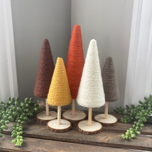 Yarn Trees | Fall Seasonal Decor immagine 1