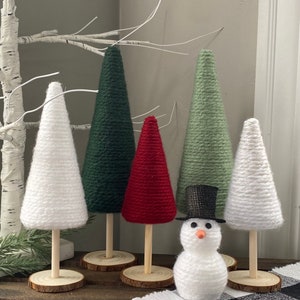 Yarn Trees | Christmas Seasonal Decor