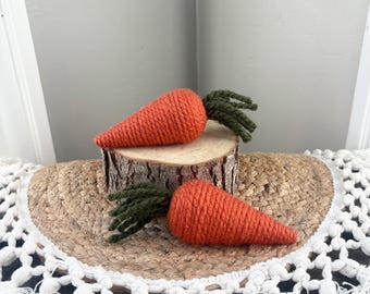 Yarn Carrots | Spring & Easter Decor