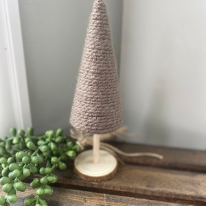 Yarn Trees | Fall Seasonal Decor Light Brown