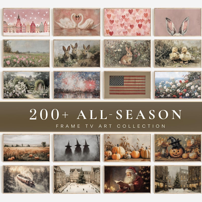 200+ Frame tv Art, ALL-IN-ONE Collection (Digital Download)| TS108 image 1