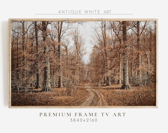 Samsung Fall Frame TV Art, Vintage Autumn Art for Frame Tv, Fall TV Art, Moody Fall Painting, EarthTone Decor, Autumn Frame TV Art | TV55