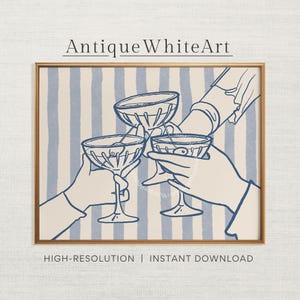 Handgetekende Proost-print, barwagen wanddecoratie, Proost afdrukbare muurkunst, Proost teken, digitale barwagen kunst aan de muur, digitale download | A453