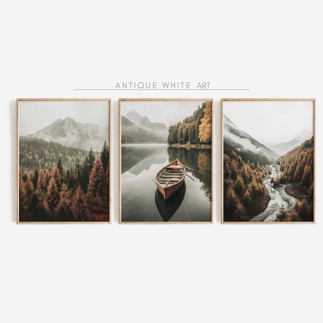 Printable Autumn Gallery Wall Art, Fall Gallery Set of 3, Autumn ...