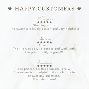 May include: A screenshot of customer reviews for a shop on Etsy. The reviews are positive and include five-star ratings. The reviews highlight the quality of the products and the helpfulness of the shop owner.