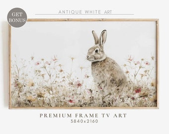Frame Tv Art Spring Bunny Samsung Easter Bunny Rabbit Tv Art Spring