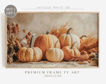 Samsung Frame TV Art, Pumpkin Painting, Instant Download, Fall Art for Samsung Frame, Pumpkins Art, Samsung Art TV, Digital Download |TV57