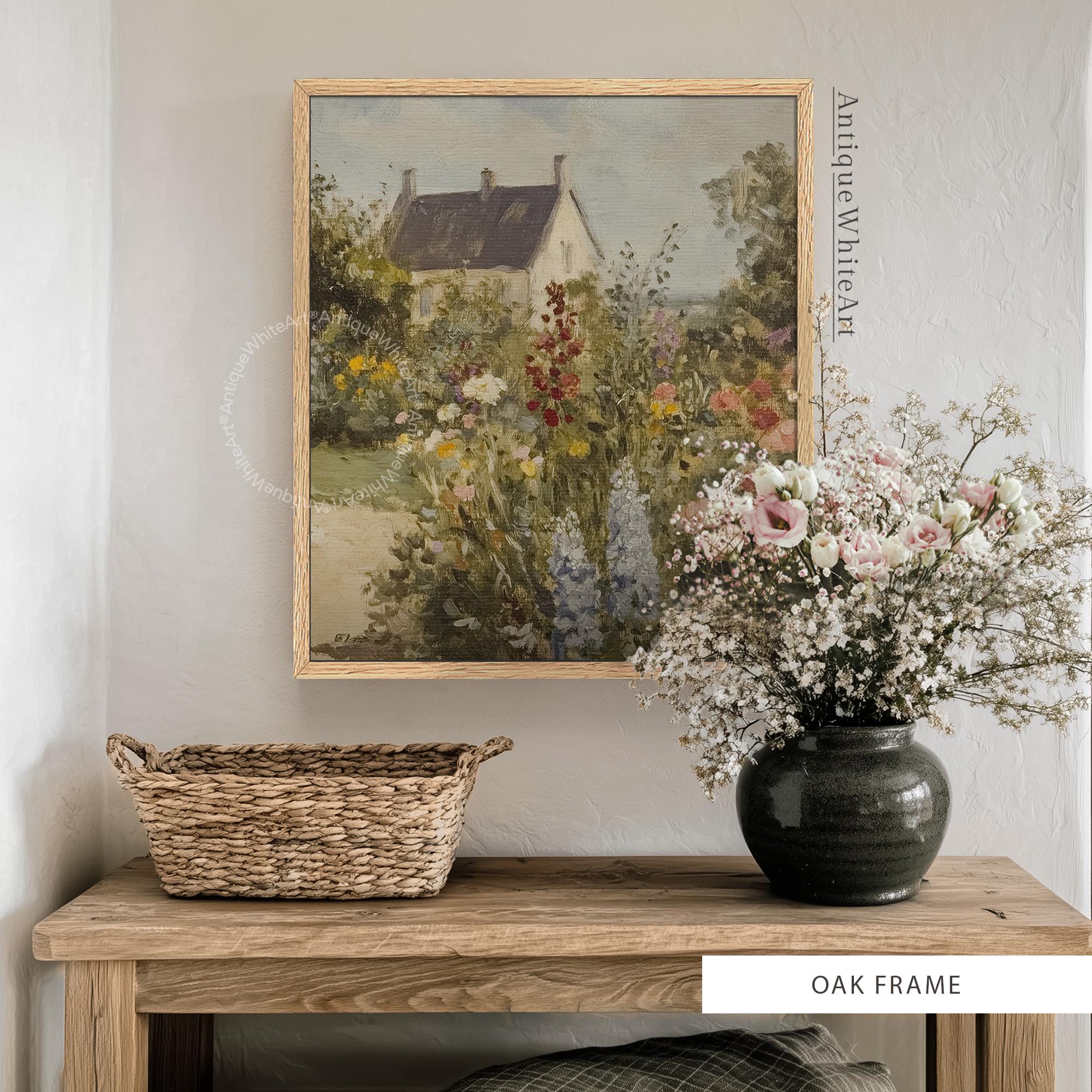 Large Wall Art, Cottage Country Landscape Print, Modern Spring Decor ...