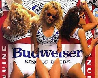 Budweiser sign bud girls sexy large 24in  take some back to your pad