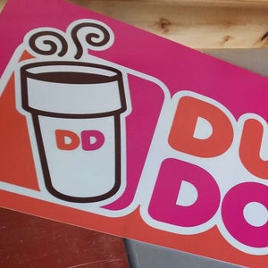 Dunkin Donuts Neon Sign - Etsy