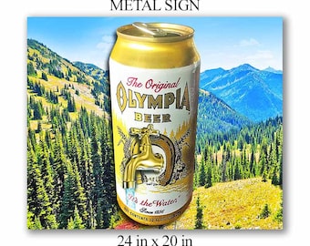 オリンピアビールサイン 大型 24インチ バーディスプレイ