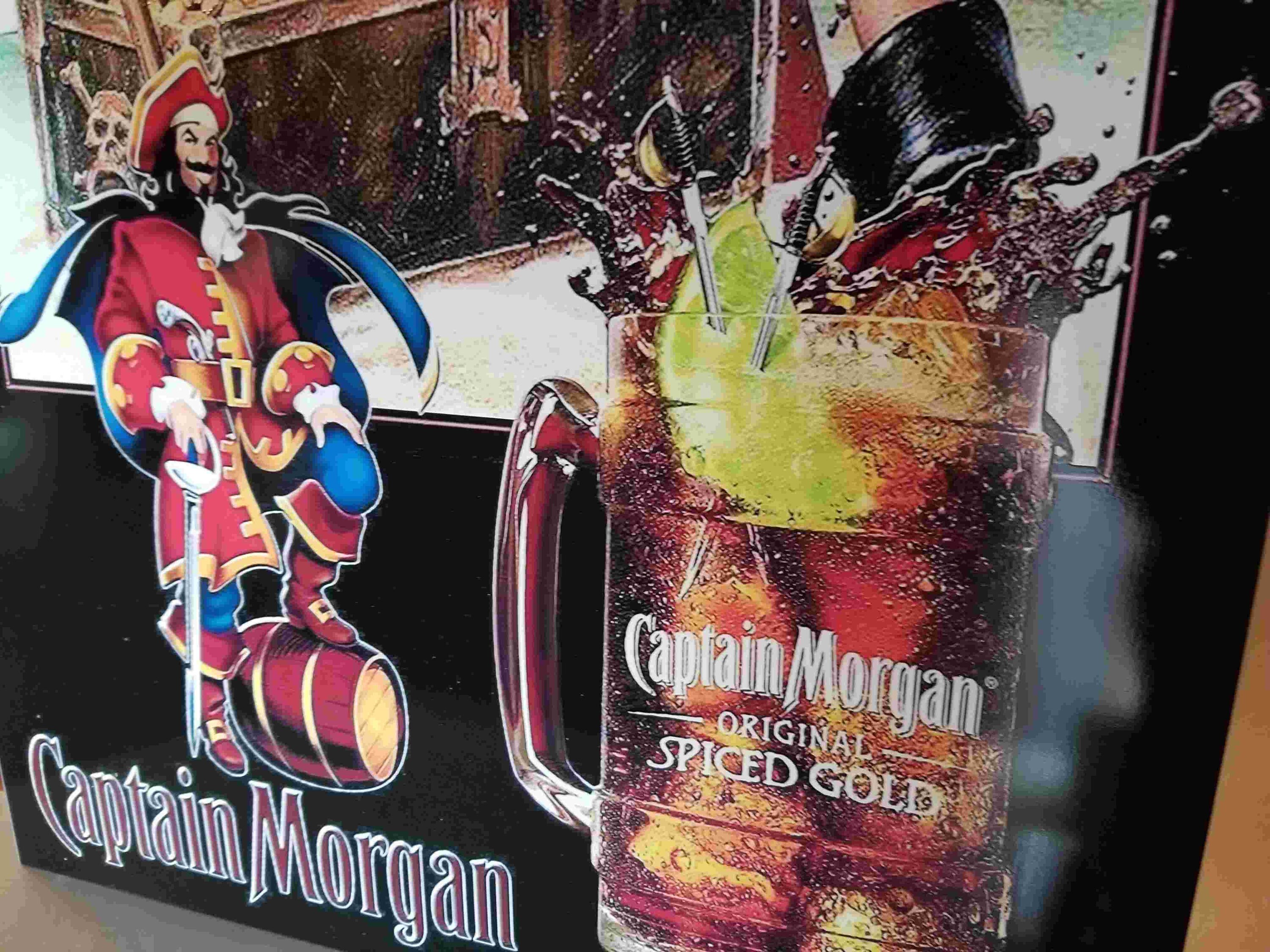 Captain Morgan Sexy Pirate Pub Sign Large 24in Liquor Advertising - Etsy