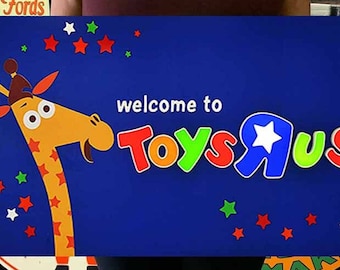 Vintage Toys R Us Store sign Front letters RARE complete Set Display