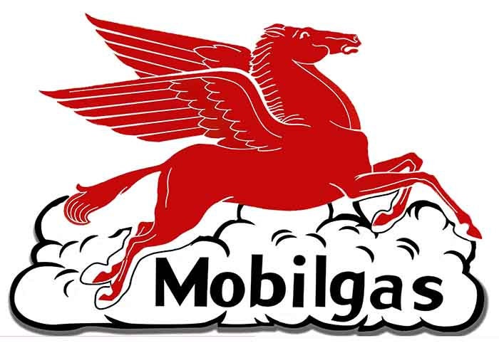 Mobil　ペガサス　旗 Mobil pegasus sign - Etsy 日本
