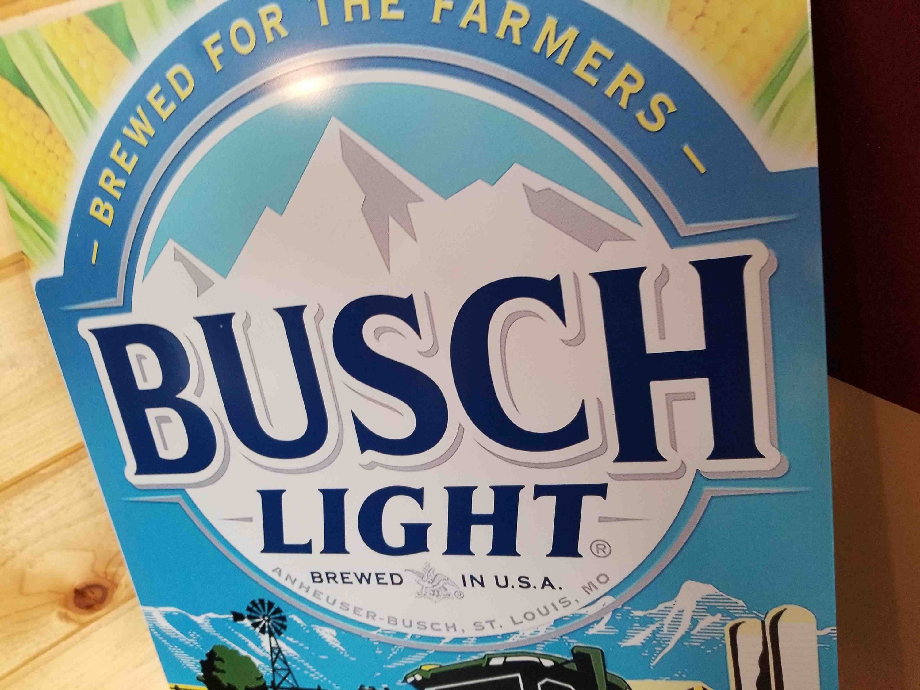 BUSCH Light BEER Sign John Deere Metal Large 24in Etsy